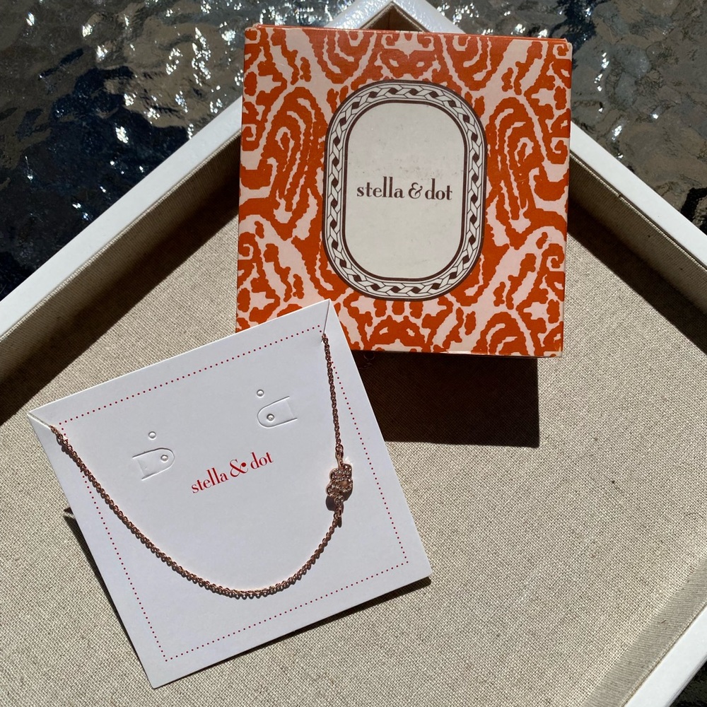 Stella & Dot Sidewinder Snake Necklace